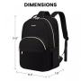 LOVEVOOK 2023 casual waterproof laptop backpack men lightweight carry on travel bags large capacity women's school bookbag