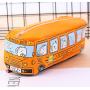 BD055 New Fashion Large Capacity Cute Pencil Bag Creative Canvas Student Stationery Bag 2023 Hot Sale Bus Pencil Case For Child