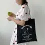 High quality custom printed organic cotton canvas tote bag women's handbag bag