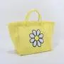 Eco Friendly Heavy Duty Cotton Bag Handle Custom Natural Shopping Grocery Women's Fringe Embroidery Canvas Tote Bag