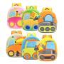 ZWY207 New Cartoon Engineering Truck Kids Plush Backpack Compact Cute Lightweight Baby Shoulder Bag Wholesale Dgger Backpack