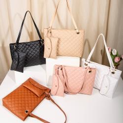Lingge Embroidery Mother And Child Bag 2023 Fashion Europe And America  Leisure Versatile designer Quality One Shoulder Handbag
