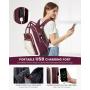 LOVEVOOK wholesale quilted laptop backpacks school bags with usb daily life for women 15.6in 17in large travel business backpack