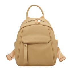 ZR181 Wholesale Of New Korean Soft Leather Women's PU Backpack Waterproof Wear-resistant Fashion Travel Backpack
