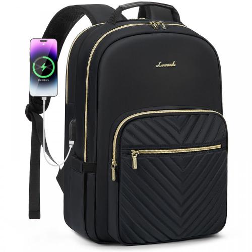 LOVEVOOK 15.6 17 18 in Waterproof Backpack Trendy Anti Theft School Bags For Men Usb College Laptop School Bags For Teenagers