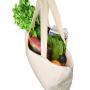 Gelory Eco Friendly Heavy Duty Custom Logo Printed Canvas Shopping Bag Tote Bag with Zipper