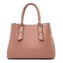 2024 Custom Vegan Leather Bucket Hand Bag For Women Ladies Fashion Metal