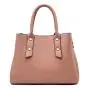 2024 Custom Vegan Leather Bucket Hand Bag For Women Ladies Fashion Metal