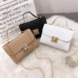 Ladies Handbags Fashion Cheap Pu Leather Women's Chain Crossbody Bag 2024 Simple and Fashionable Small Square Bag
