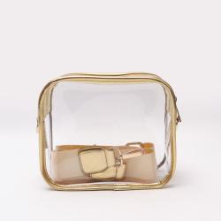 Women Concert Stadium Approved Clear Crossbody Bag With Shoulder Strap Waterproof Candy Color Strap Transparent Crossbody Bag