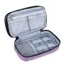 Gelory Reusable Makeup Brush Holder Organizer Bag Portable Cosmetic Toiletry Bag With Handle Strap