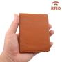 High quality men short wallet leather men's wallet card holder rfid blocking leather wallets for men
