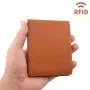High quality men short wallet leather men's wallet card holder rfid blocking leather wallets for men