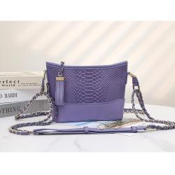 2024 Custom Small Fashion Women'S Crossbody Snake Skin Pattern Genuine Leather Adjustable Shoulder Bags Handbag For Girls