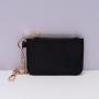 Low Moq 8 Colors Travel Outdoor Customized Key Case Colorful Nylon Classic Mini Keychain Wallet Coin Purse