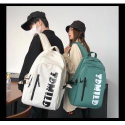 ZR826 New Schoolbag Backpack Fashion High Capacity Unisex Computer Laptop Bag Nylon High School Students Letter Backpack Trend