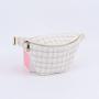 Keymay Wholesale Custom Fashion Checked Fanny Pack Shoulder Bag Plaid Waist Pack Crossbody Women's Chest Bags