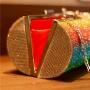 New Rainbow Diamond Dinner Bag Diagonal Straddle Bag for Women