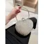 Factory Wholesale Heart Shaped Tassel Diamond Lady Shoulder Bag Crystal Evening Bag For Wedding Clutch Bags Ladies Purse Handbag