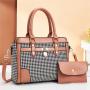 2024 Design Printed Color Contrasting Mother Bag High-capacity Women Fashion Bag Handbag Single Shoulder Diagonal Cross Bag