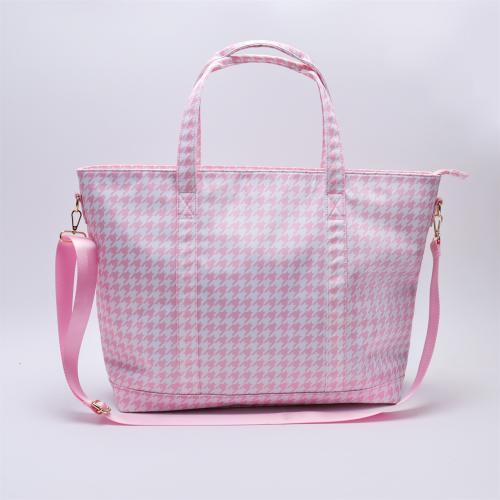Factory Custom Printed Fashion Cute Large Capacity Waterproof Nylon Portable Travel Shoulder Ladies Handbags