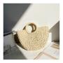 Bolsos New Fashion Draw String Handbag Straw Crossbody Bag Wholesale Pure Color Ladies Bag