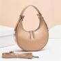 Wholesale new fashion half moon Bolsas de mujer vegan leather bags shoulder bag hand bags For Women