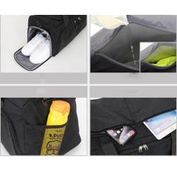 XL092 Customised Waterproof Large Capacity Travel Bag Wet Dry Separation Gym Yoga Bag Oxford Fabric Sports Duffle Bag