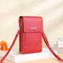 Touch screen Mobile Phone Bag for Small Mini Single Shoulder Crossbody Bag Zipper Wallet Fashion Mobile Phone Messenger Bag