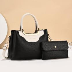 2024 Sequin leather 2 pieces Shoulder bags set luxury designer women's handbags come with a wallet
