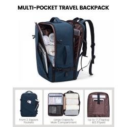 LOVEVOOK Travel Business 17 In Top Quality 30-40L Laptop Backpack with USB Port Waterproof Computer Travel backpack Bag for Men