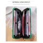 ZR885 Woman Bag Wallet Long Handbag PU Single Zipper Coins Wallet Purse Stylish Retro High Quality Mobile Phone Bag Card Holder