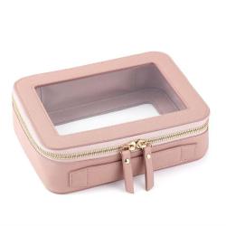 XL315 New Fashion Cosmetic Bag Korean Version Lightweight Wash Bag Wholesalers Transparent PU Cosmetic Bag