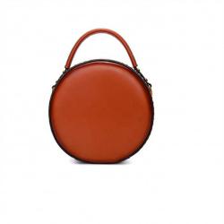 New Messenger Bag Women's Cowhide Retro Rivet Shoulder Bag Casual Ladies Bag