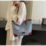 2024 new denim shoulder bag ladies commuting popular handbags large capacity tote bag for woman