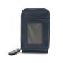 ZR449 Fashion Retro Unisex Short Wallet Card Bag Lattice man Card Holder Case Purse Female Money Clip Billfold Zipper PU Leather