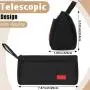 Gelory Zipper Pencil Case Office Supplies Stationery Organizer Oxford Cloth Pencil Pouch Bag