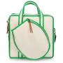 ZWY174 Daily Fitness Tennis Badminton Shoulder Bag Canvas Portable Lightweight Racket Storage Bag Men Women Sports Crossbody Bag