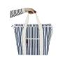 Camping Thermal Bag Leakproof Stripe Insulated Picnic Soft Cooler Shoulder Bag with Handle Straps