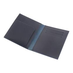 Vegetable Tanned Leather Wallet Men Bi-fold Travel Card Holder
