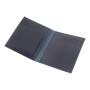 Vegetable Tanned Leather Wallet Men Bi-fold Travel Card Holder