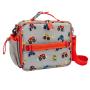 Double Insulated Water-Resistant Fabric Interior & Exterior Zippered Pockets Children Kids Lunch Bag Box