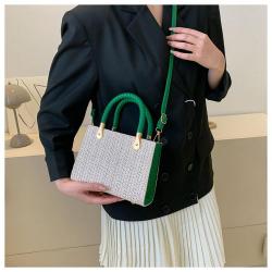 ZF328 Women's Bags Crossbody Fashion Texture Weaving Hit The Color Handbag Women's Bag Trend Summer New Shoulder Bag For Women