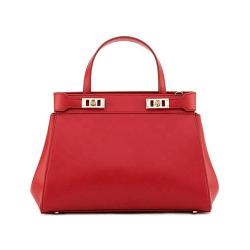 Wholesale Top Grade Fancy Style Womens Handbags Classic Fashion Vegan Leather Luxury Lock Custom Brand Logo Womens Tote Bags