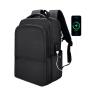 Waterproof Laptop Backpack Casual Student School Bag Business Commuting Travel Backpack with USB Polyester Lining