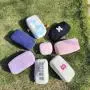 Wholesale Winter Stylish Teddy Cosmetic Bag 4 Size Travel Toiletry Makeup Bag Cute Soft Fluffy Teddy Bag Sherpa Zipper Pouch