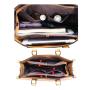 2024 Custom Women Luxury Leather Tote Hand Bag For Ladies Minimalist With Shoulder Strap