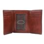Genuine Leather Front Pocket Trifold Wallet RFID Wallets for Men Slim