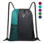Gym Drawstring Backpack Mesh Sports Gym Bag for Women Men Children Large Size and Water Bottle Mesh Pockets