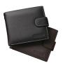 Wallets For Men  Genuine Cow Leather Short Zipper Hasp Male Purse Coin Pocket Card Holder Vintage Men Wallets